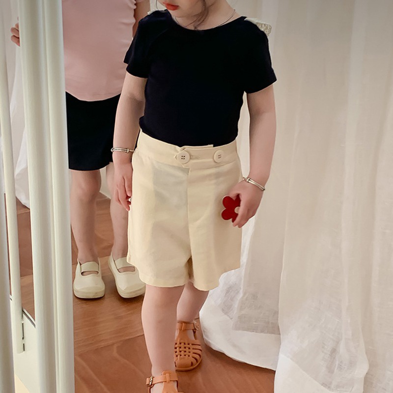 Áo Thun Tay Ngắn Cổ Tròn Đính Nơ Thời Trang Mùa Hè Se7en