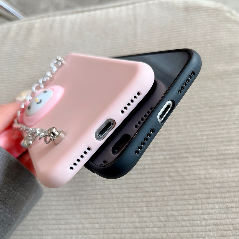 Ốp Điện Thoại Mềm Hình Cinnamoroll Có Dây Đeo Cho Samsung A51 A71 A20S A30S A50S A12 A13 A52 A32 4G A23 A54 A34 A14