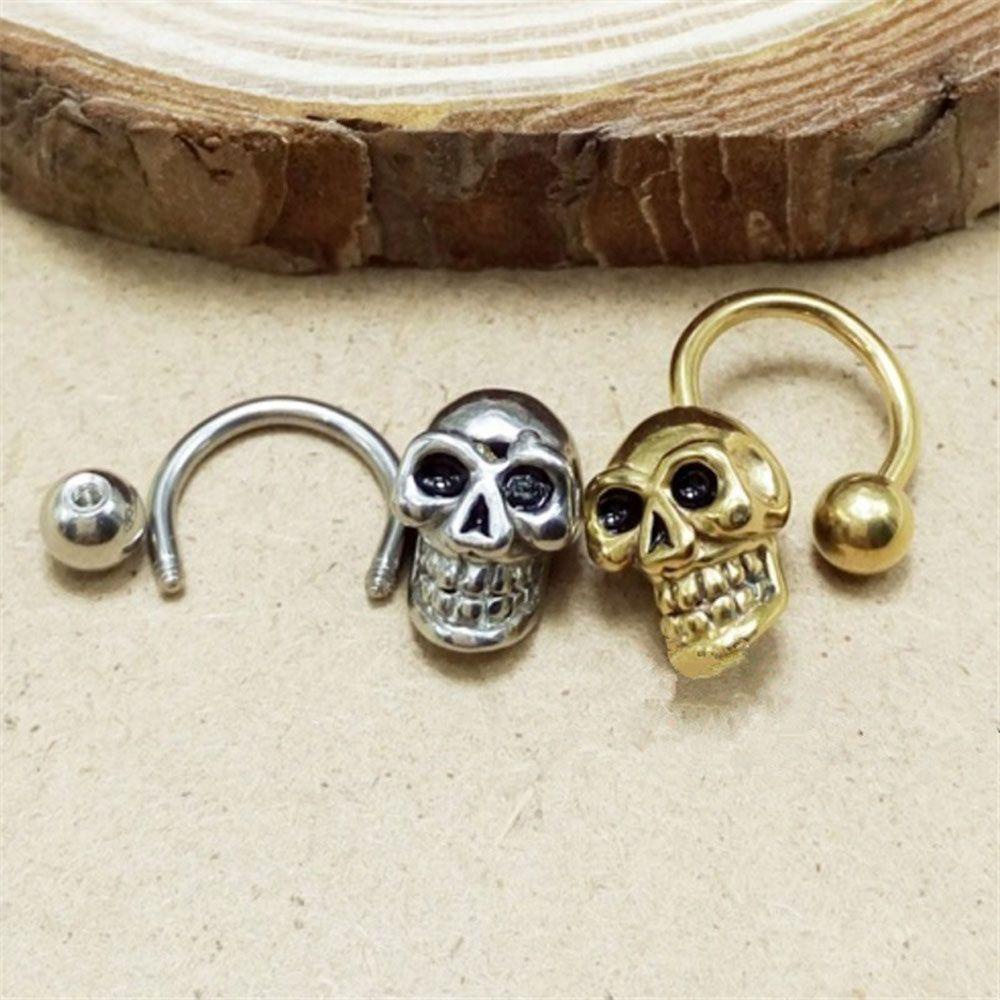 Khuyên Mũi / Tai / Môi Hình Đầu Lâu Độc Đáo