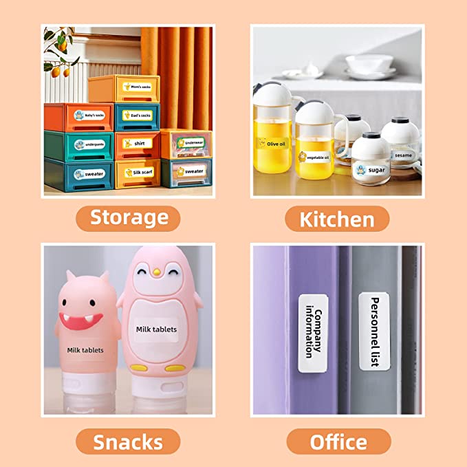 Máy in nhãn nhiệt/ Cuộn miếng dán nhãn NIIMBOT D110 không dùng mực bluetooth nhỏ gọn dễ sử dụng dành cho điện thoại