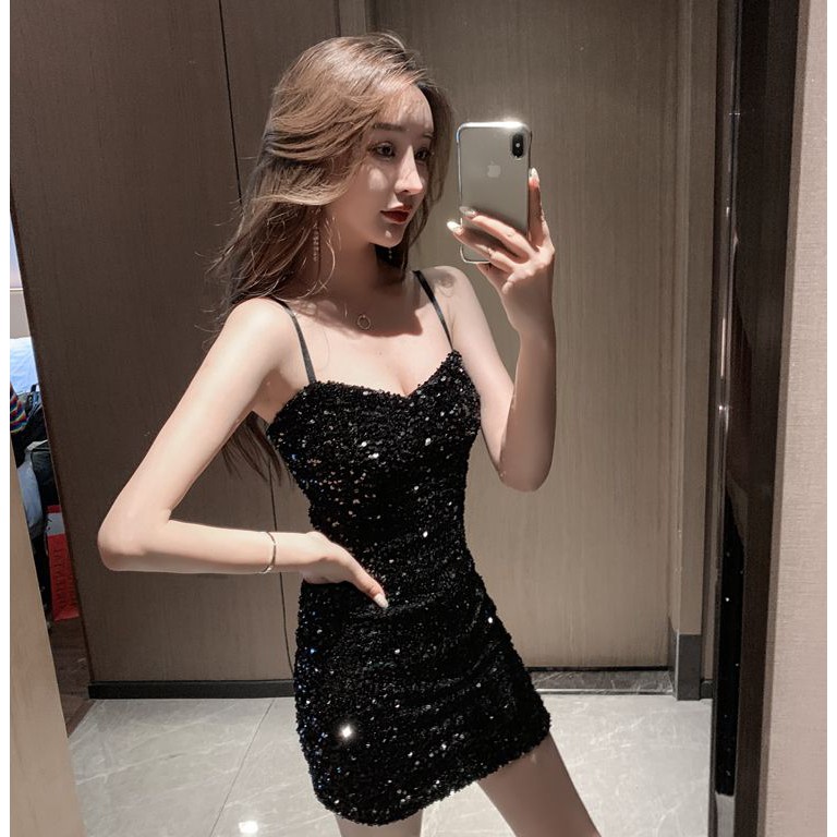 Váy sequin lấp lánh sexy cực kỳ gợi cảm (CÓ ẢNH + VIDEO THẬT)