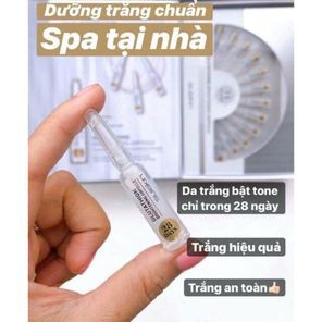 Tinh Chất Dưỡng Trắng Da Sau 28 Ngày Suiskin Glutathione Brightening Ampoule mẫu mới - tách lẻ