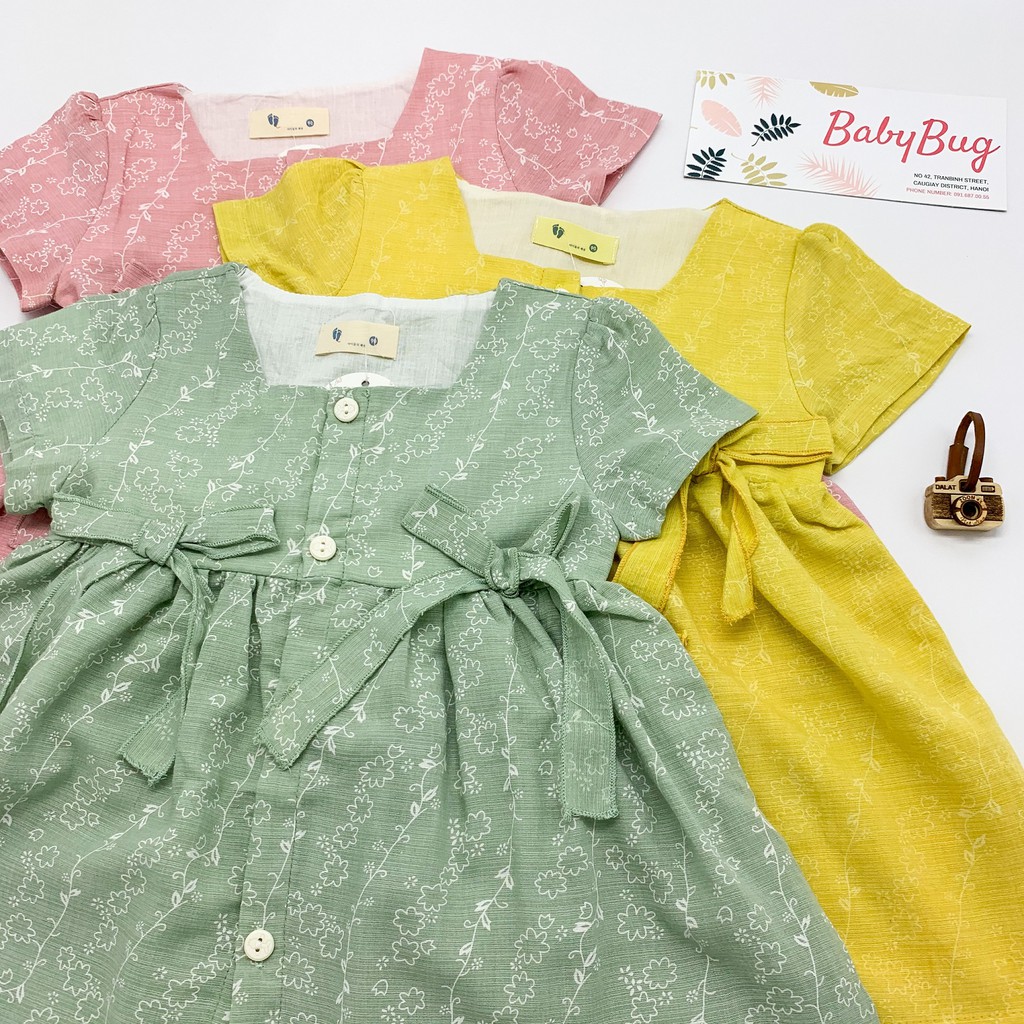 Váy hè bé gái 1-5 tuổi - LANI Dress - Babybugvn - váy bé gái xuất khẩu