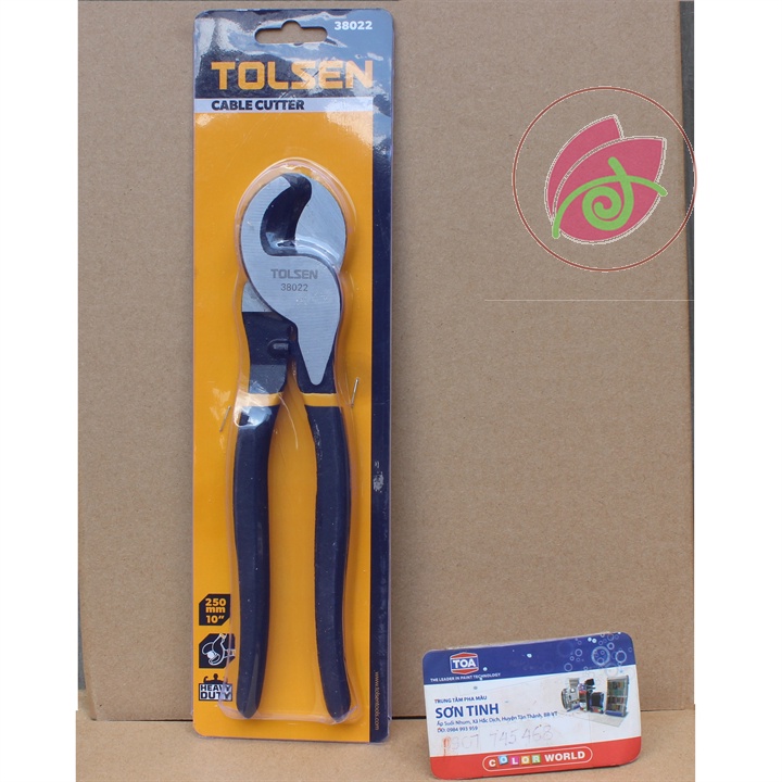 Kìm cắt cáp điện 6in 8in 10 in tolsen 38020 38021 38022