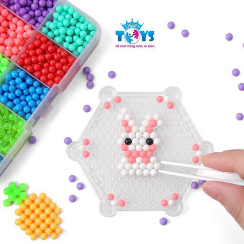 FOLLOW TẶNG 3KHÀNG CÓ SẴN Bộ đồ chơi xếp hình hạt nhựa màu nước sáng tạo aquabeads Nhật Bản 10 15 24 màu CHỌN MẪUVO