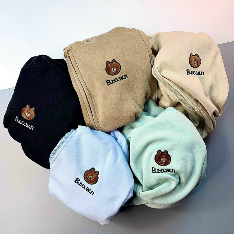 Áo khoác gấu Brown unisex cute
