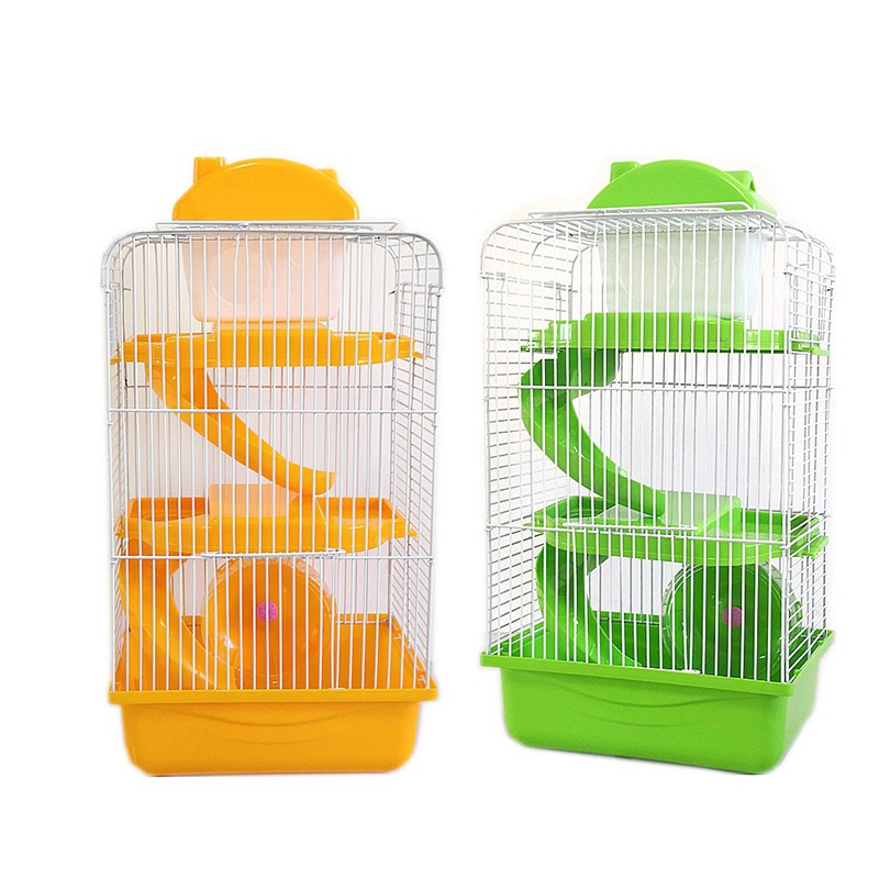 Lồng Ngôi Nhà Vui Vẻ 3 Tầng cho Hamster