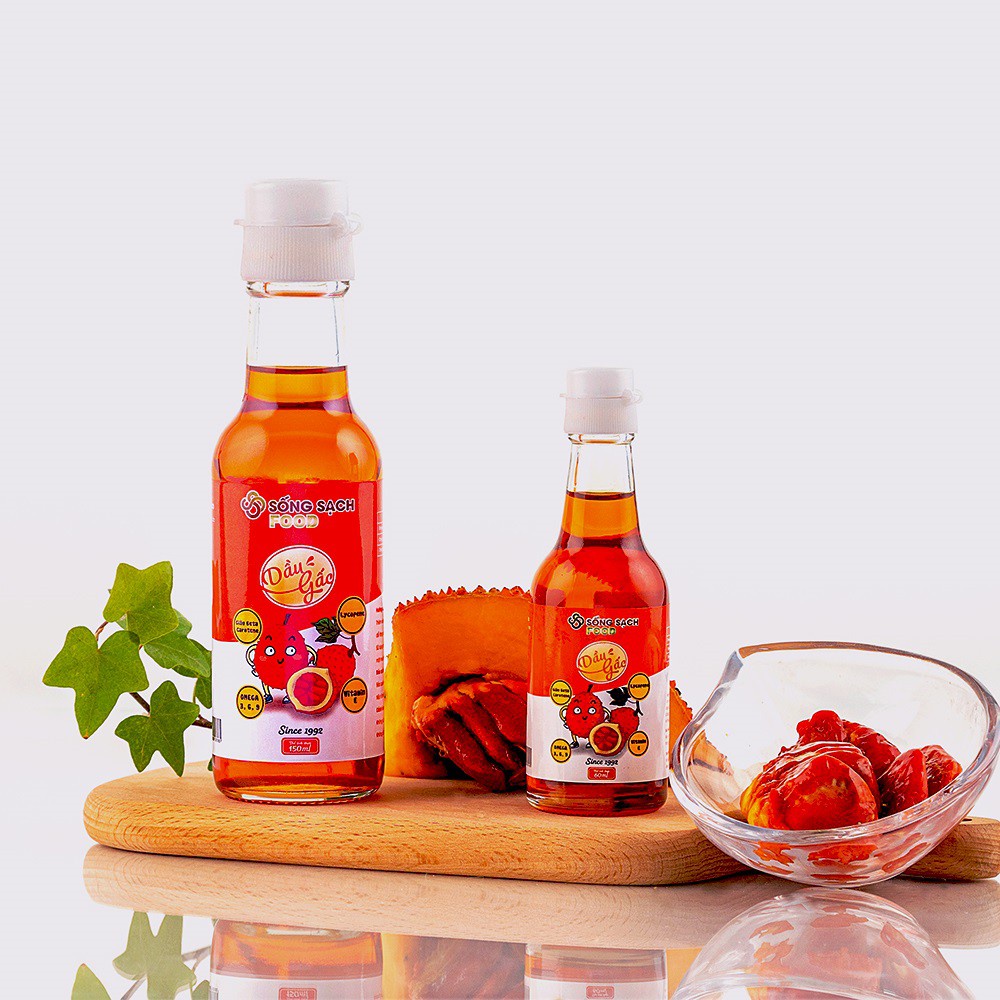 Dầu Gấc Nguyên Chất Cho Bé Ăn Dặm 60ml Sống Sạch Food - Việt Nam