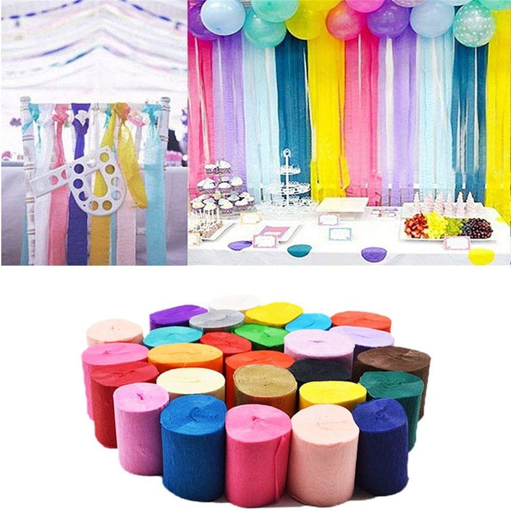 Giấy Crepe Gói Quà Trang Trí Tiệc Sinh Nhật Cho Bé DIY