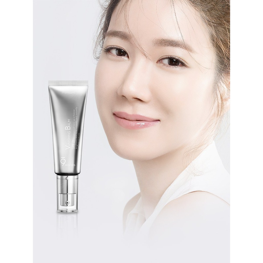 Kem Dưỡng Nâng Tone 9 Wishes Vanishing Balm Premium SPF21 50ml