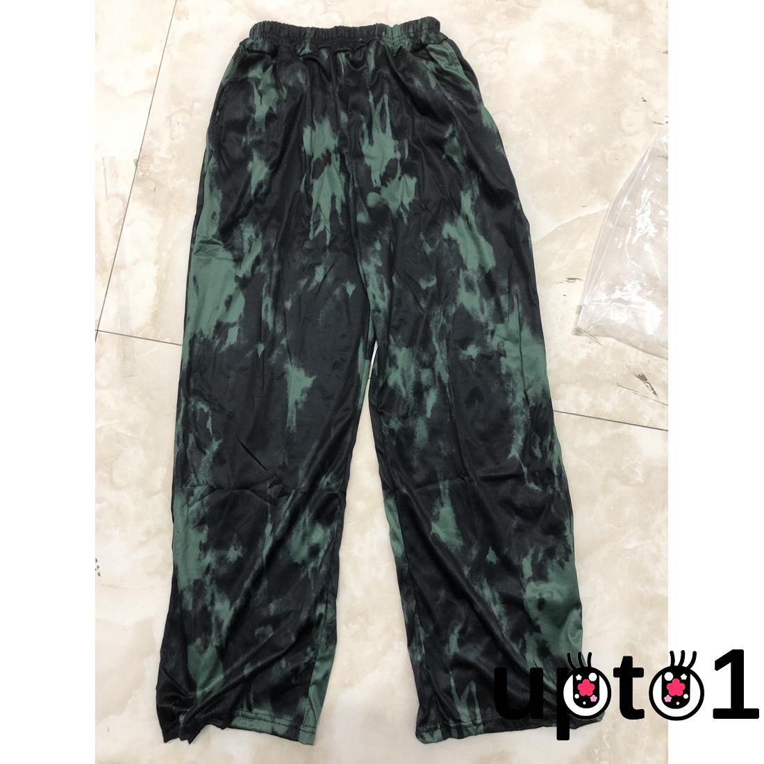 Quần dài màu loang thời trang phối dây xích có túi thích hợp đi mua sắm/ hàng ngày dành cho nữ | BigBuy360 - bigbuy360.vn