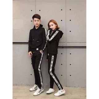 Bộ nỉ nam thể thao chạy rót OFFWWHITE TRẮNG (kèm ảnh thật )