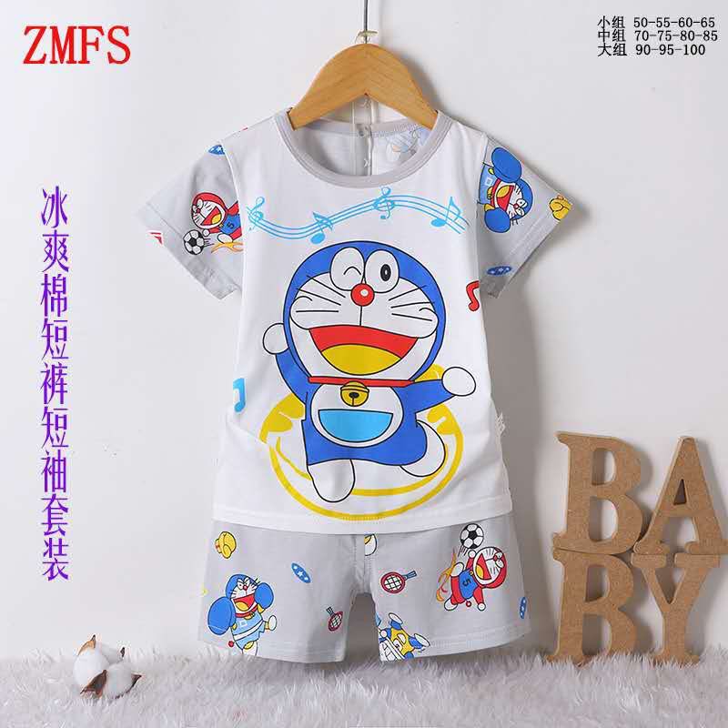 Bộ xuất hàn bé trai họa tiết doremon size 6-16kg