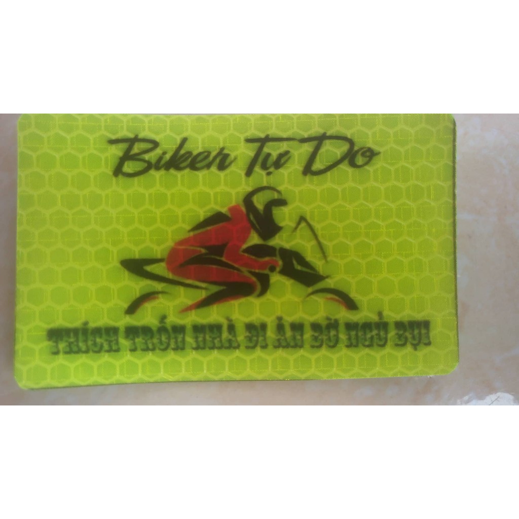 logo phượt , tem phượt , logo phản quang , tem xe