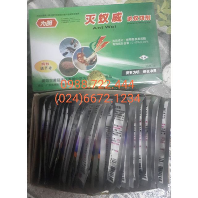 Combo hộp 30gói Bả diệt Kiến lây truyền Oke Ant Killer