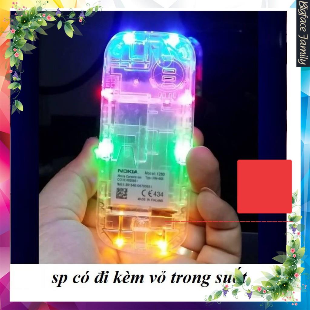 Combo Sườn Led+ Vỏ trong, phím bi cho nokia 1280 ( Sương Led)
