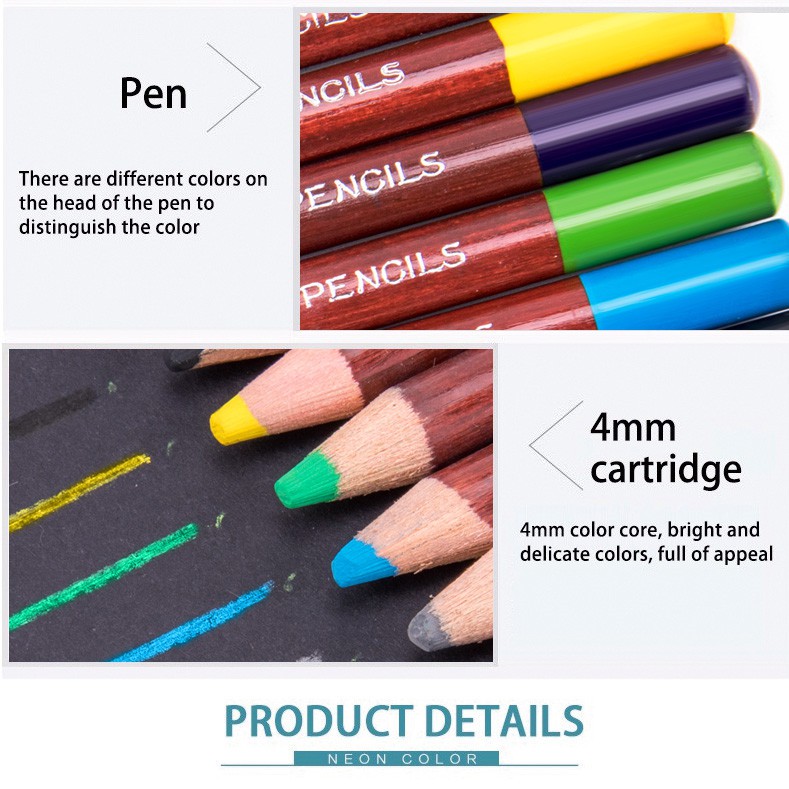 Bộ 12 Bút Chì Màu SeamiArt Nhiều Màu Sắc Sử Dụng Tiện Lợi