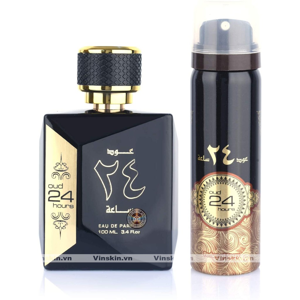 Nước Hoa Dubai Nội Địa – Oud 24 Hours 100ML – Chính Hãng