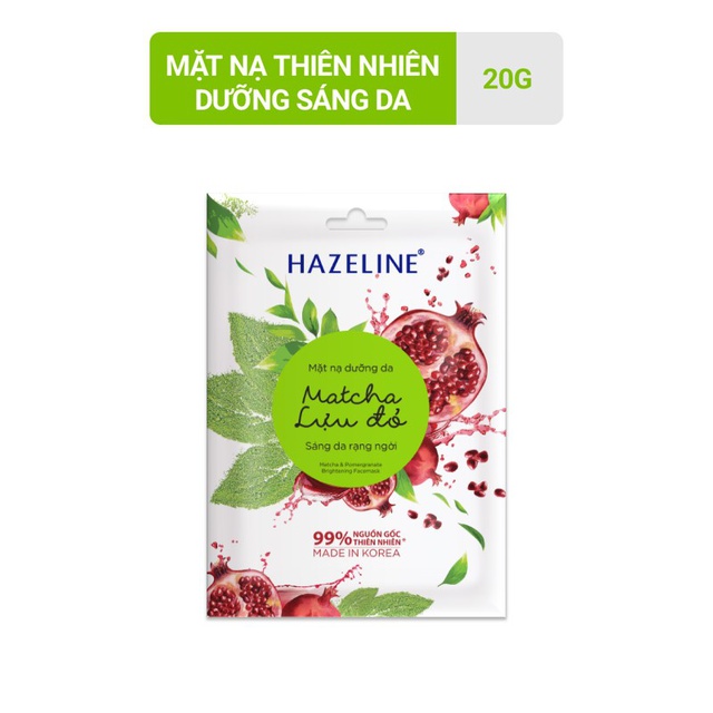 Mặt nạ dưỡng da Hazeline 20gr