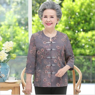 Bộ đồ mùa hè cho người cao tuổi - Bộ đồ trung niên cao cấp cho bà