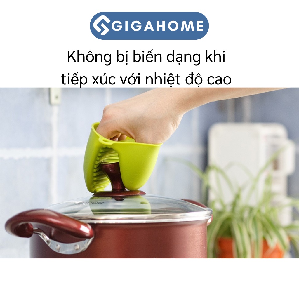 Cặp Găng Tay Kẹp Nhấc Nồi Nóng Bằng Silicone GIGAHOME Kiểu Mỏ Vịt 8217