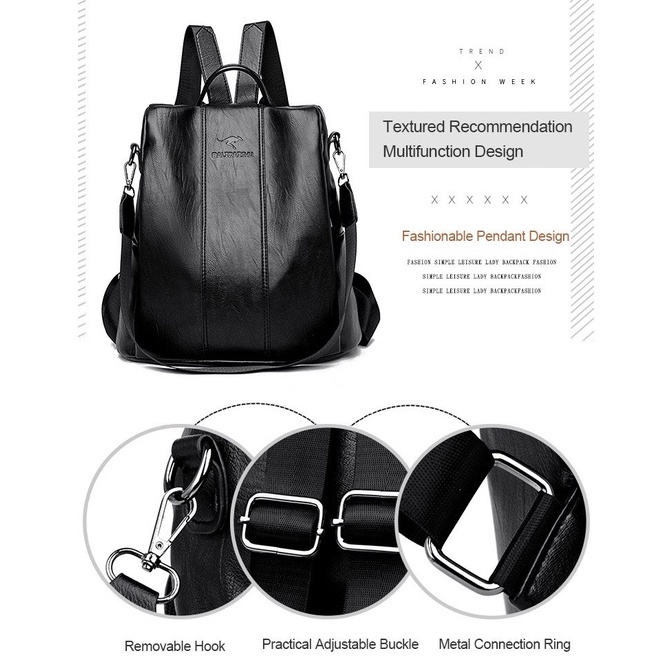 Balo da phong cách Hàn Quốc cho nữ