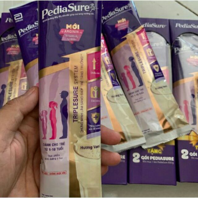 Sữa gói pediasure 49g vị vani (date:2021)