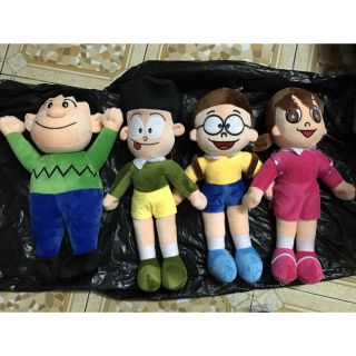 Các nhân vật trong phim hoạt hình đoremon gồm nobita, xuka,chaien,xeko kích thước 35cm