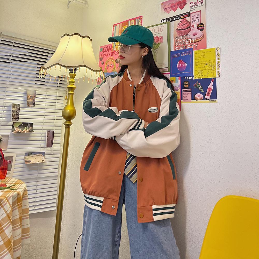 Áo Khoác Bóng Chày Thời Trang Hàn Quốc 2021 Cho Cặp Đôi | BigBuy360 - bigbuy360.vn