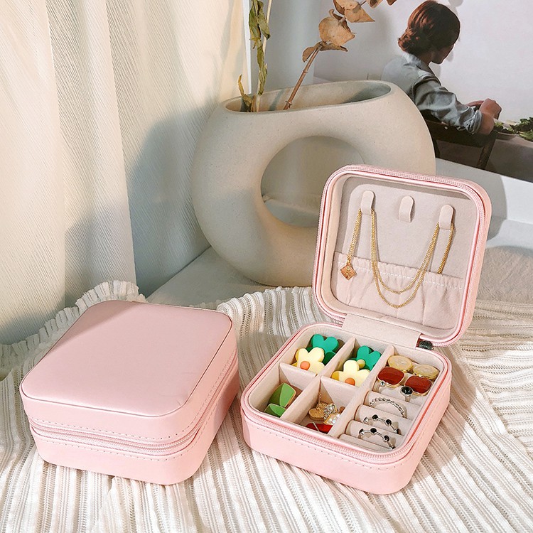 Hộp Đựng Trang Sức Thiết Kế Đơn Giản Phong Cách Hàn Quốc