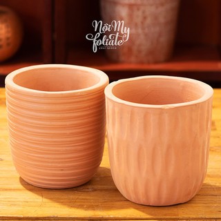 Chậu đất nung hình trứng nhỏ - Trồng cây sen đá, xương rồng ,để bàn làm việc