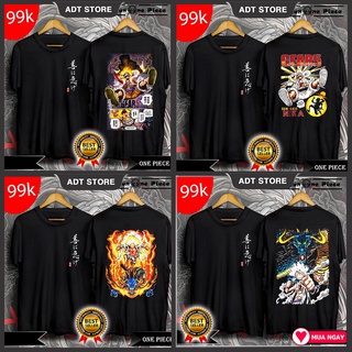 Top 4 Mẫu Áo thun One Piece Luffy Gear 5 Anime Đảo Hải Tặc siêu chất, giá rẻ cực HOT mẫu bán chạy