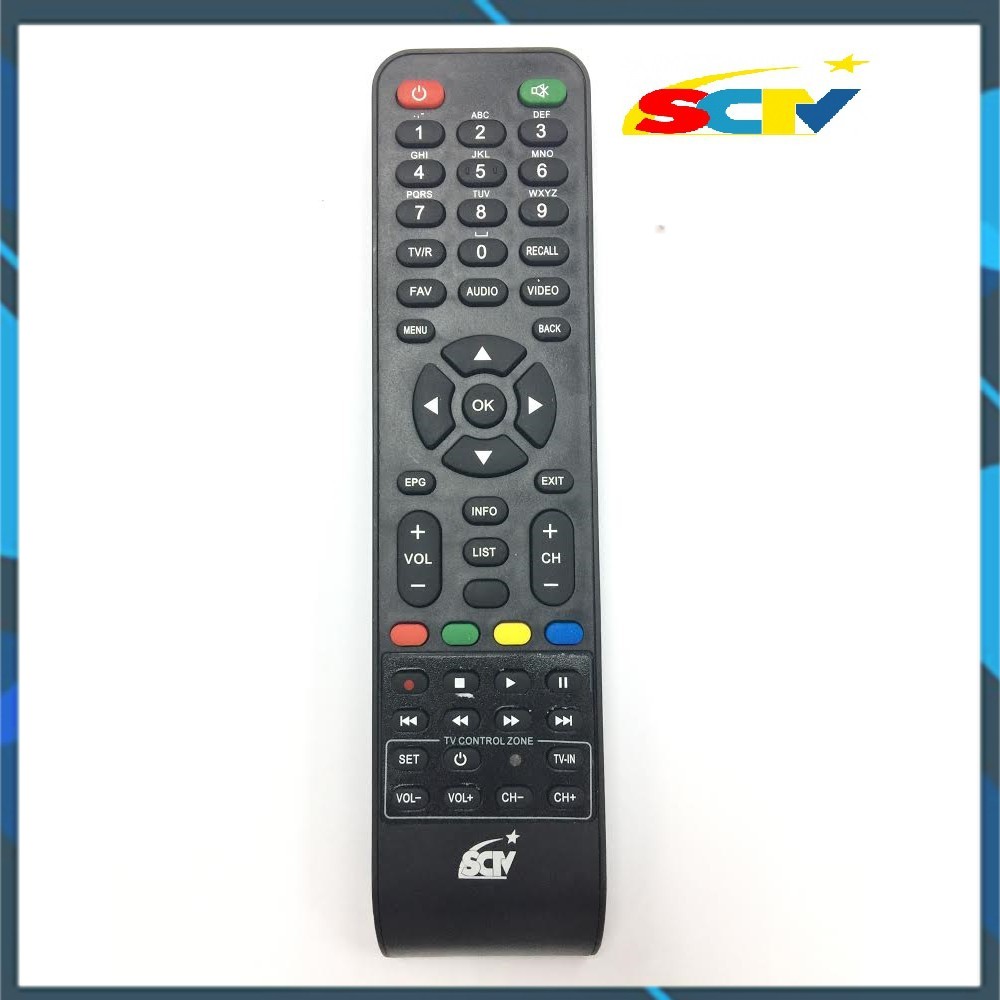 REMOTE ĐIỀU KHIỂN TRUYỀN HÌNH CÁP SCTV MẪU 1 REMOTE SCTV