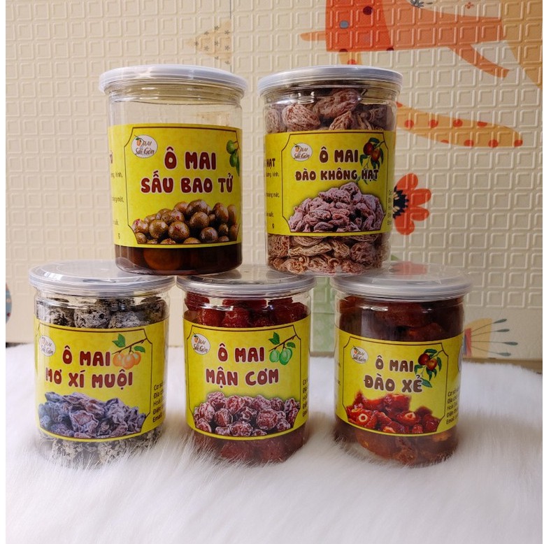 Ô Mai Mận Cơm Dẻo Ngọt, thơm ngon - hộp 250gr - 400gr