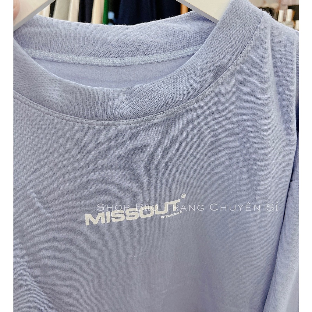 Áo hoodie đôi sweater nam nữ unisex form rộng MISSOUT