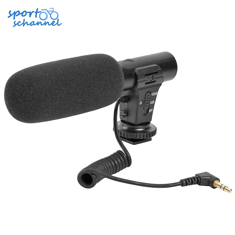 Micro thu âm phỏng vấn PC stereo quay video dùng ngoài trời MIC-05