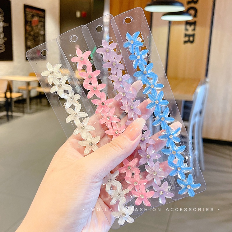 Kẹp tóc hình hoa dễ thương thanh lịch phong cách hàn quốc cho bé gái