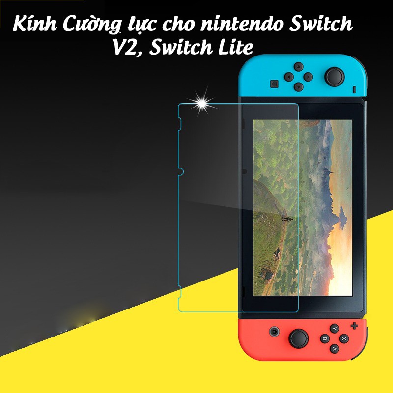 Kính cường lực cho Nintendo Switch, tấm dán màn hình Nintendo Switch Lite, Nintendo Switch Oled