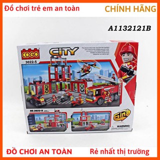 Đồ chơi xếp hình lego đội cứu hỏa - Phát huy sức sáng tạo con yêu - HÀNG CHÍNH HÃNG - KHÔNG GIỐNG HÌNH 1 ĐỔI 1