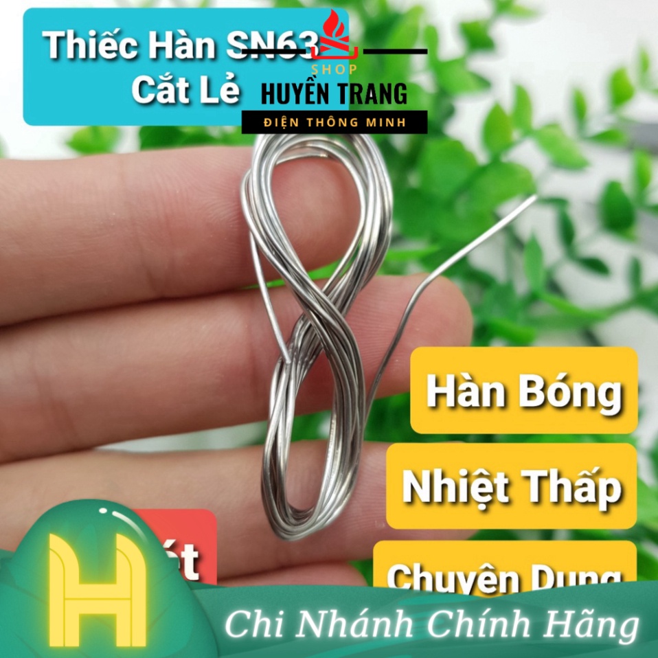 [1 mét] Thiếc Hàn Loại Nhỏ tốt Thiếc Hàn SN63 cho ứng dụng điện tử