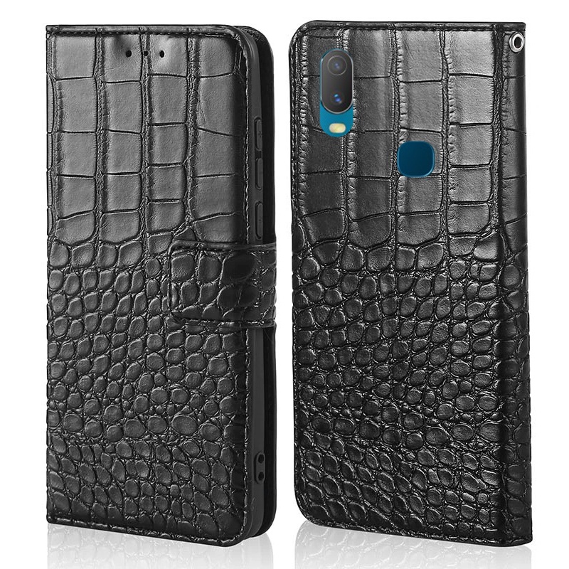 Ốp Lưng Da Cá Sấu Sang Trọng Dành Cho Vivo V9/V9 Pro/V9 Youth/Y85