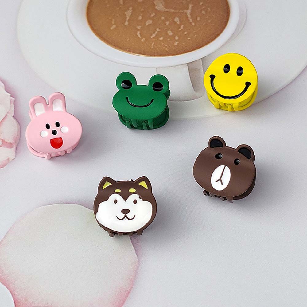 Kẹp tóc mini hình trái cây động vật dễ thương phong cách Hàn Quốc cho nữ
