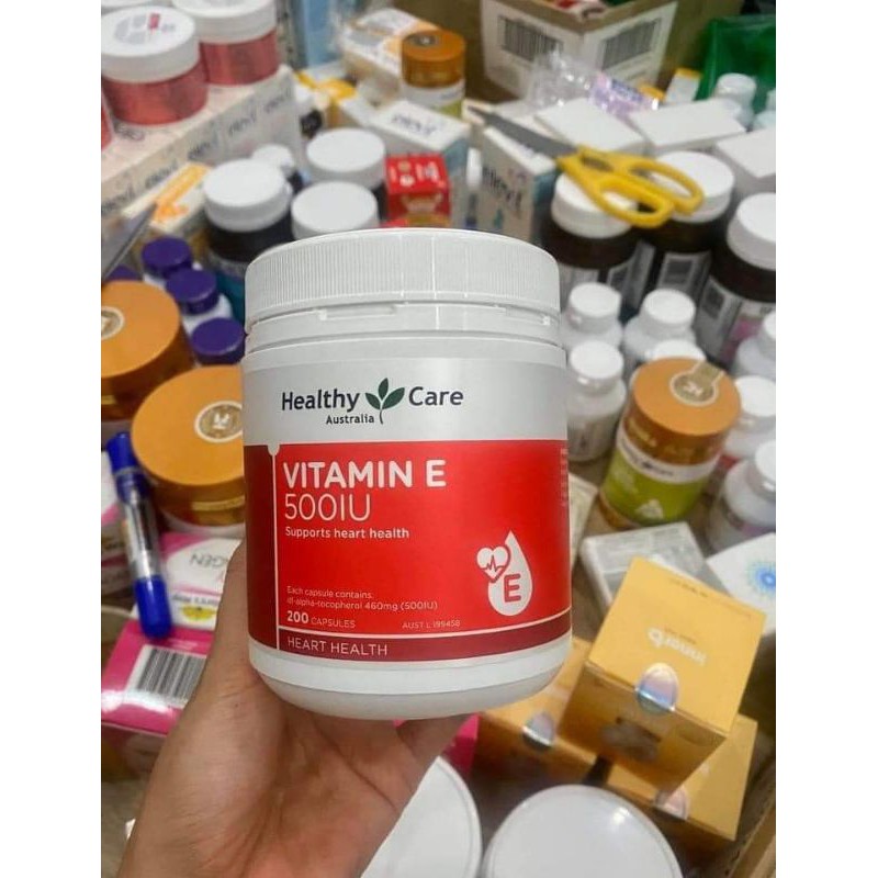 VITAMIN E HEALTHYCARE 500IU (200viên) | Thế Giới Skin Care