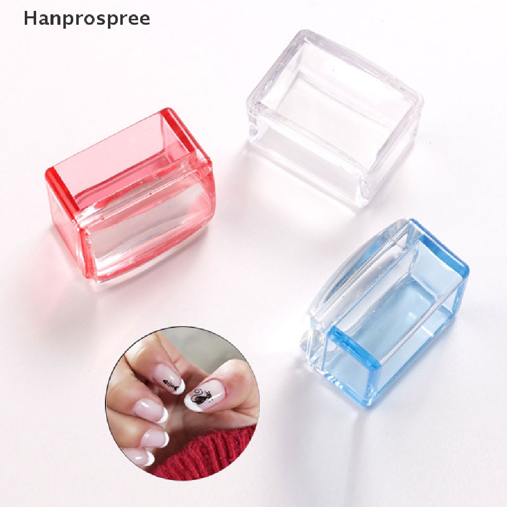 Bộ Dụng Cụ In Hình Móng Tay Đầu Silicone Trong Suốt<br>