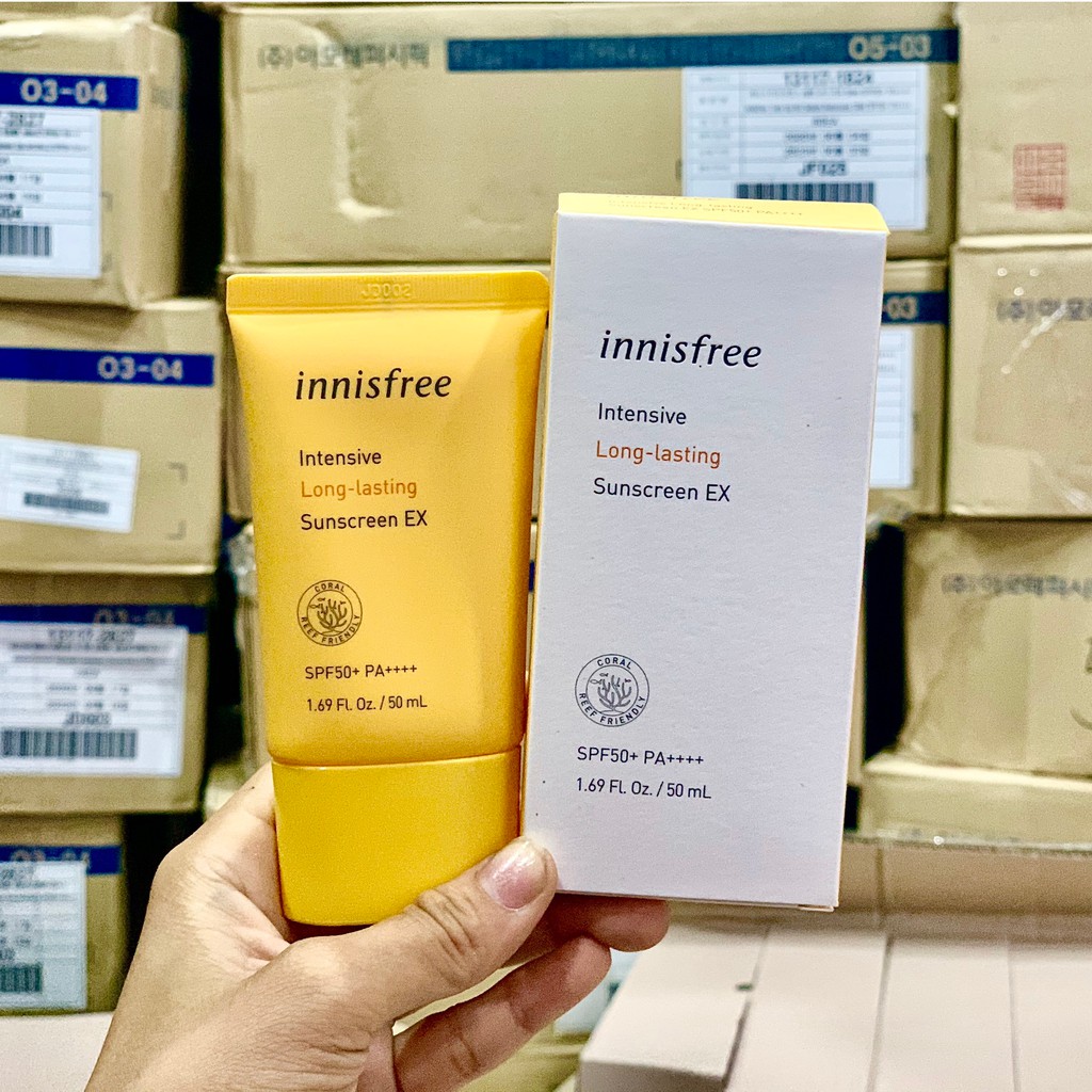 Kem Chống Nắng Chống Trôi Innisfree Intensive Long-Lasting Sunscreen SPF50+/PA++++ 50ml