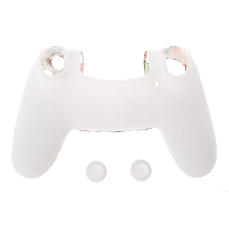 Vỏ silicon bảo vệ tay cầm chơi game PS4 kèm 2 vỏ bọc nút bấm | BigBuy360 - bigbuy360.vn
