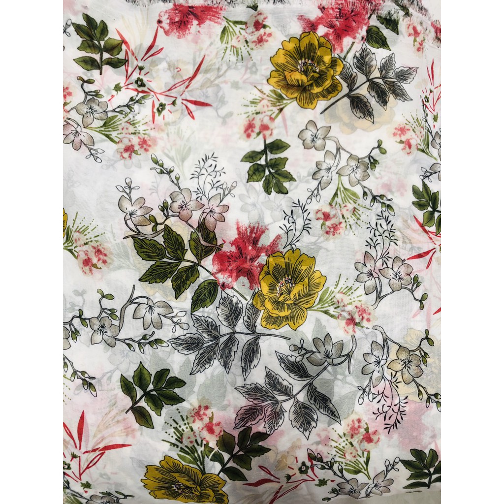 VẢI VOAN NHẬT HOA NHÍ - DÒNG VẢI THÔNG DỤNG - 1 MÉT X 1M5