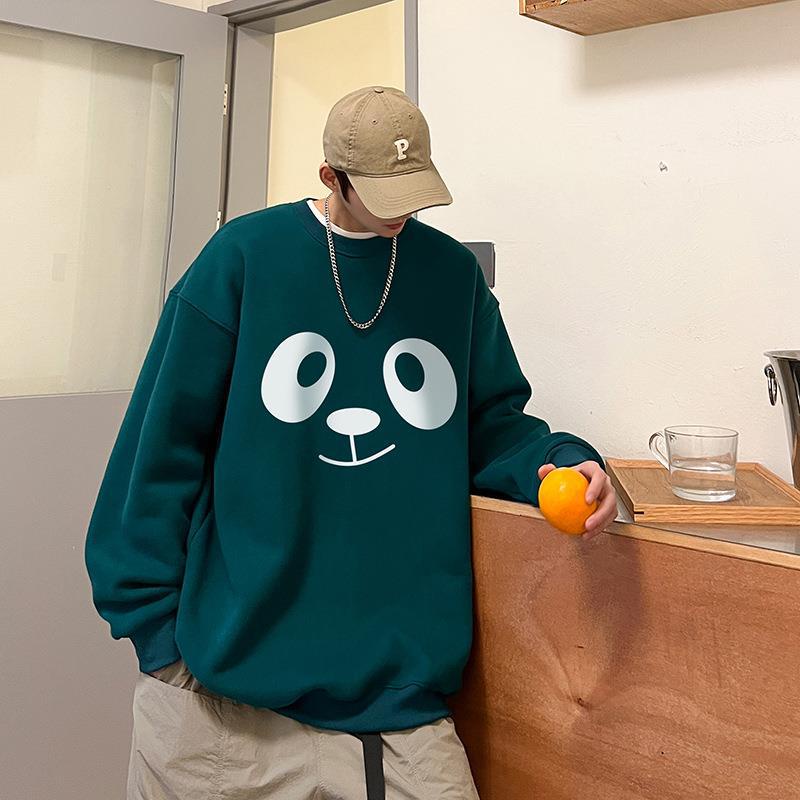 Áo sweater nỉ bông nam nữ vải dày dặn form rộng phong cách HIPHOP