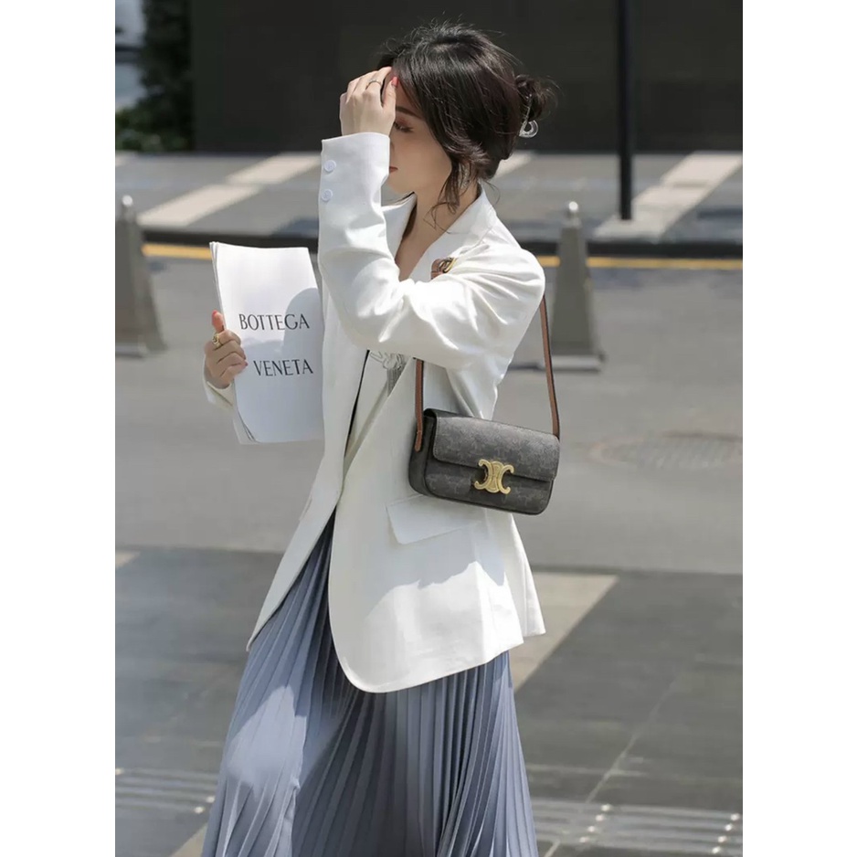 túi kẹp nách nữ ce line siêu hot 20cm x 12cm x 4cm full box đen