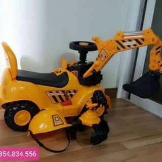 Xe cần Cẩu/máy xúc điện 601 cho bé